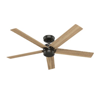 Hunter Fan Co Hunter 52 inch Burton Noble Bronze Damp Rated Ceiling Fan and Wall Control Bronze/Brown