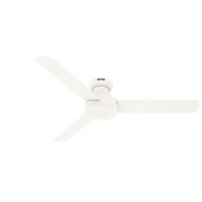 Hunter Fan Co Hunter 52 inch Presto Matte White Low Profile Ceiling Fan and Wall Control White