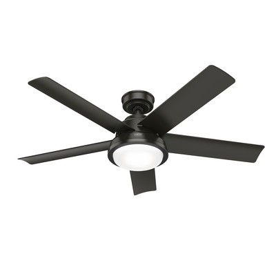 Hunter Fan Co Hunter 52 inch Seawall Noble Bronze WeatherMax Indoor / Outdoor Ceiling Fan with LED Light Kit and W Bronze/Brown