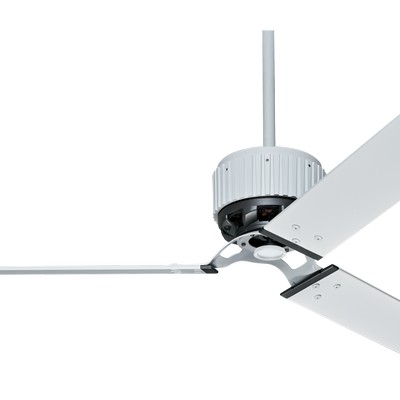 Hunter Fan Co Hunter 72 inch HFC Fresh White Damp Rated Ceiling Fan and Wall Control White