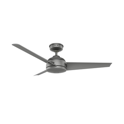 Hunter Fan Co Hunter 52 inch Trimaran Matte Silver WeatherMax Indoor / Outdoor Ceiling Fan and Wall Control Silver