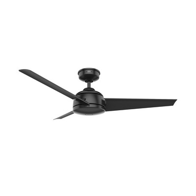 Hunter Fan Co Hunter 52 inch Trimaran Matte Black WeatherMax Indoor / Outdoor Ceiling Fan and Wall Control Black