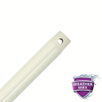 Hunter Fan Co Hunter Fresh White All-Weather 12in Downrod White