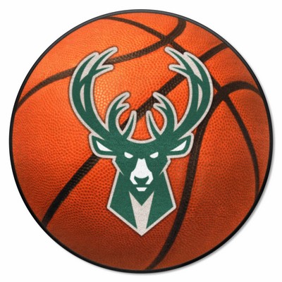 Fan Mats  LLC Milwaukee Bucks Basketball Mat Orange