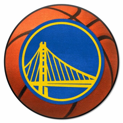 Fan Mats  LLC Golden State Warriors Basketball Mat Orange