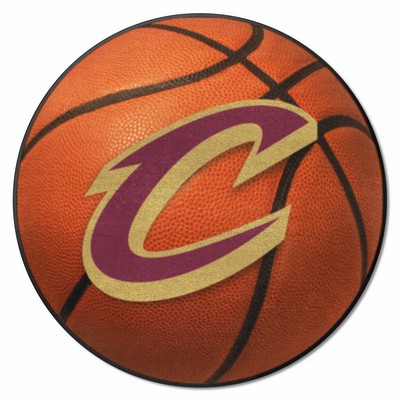 Fan Mats  LLC Cleveland Cavaliers Basketball Mat Orange