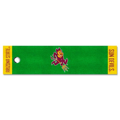 Fan Mats  LLC Arizona State Sun Devils Putting Green Mat Green