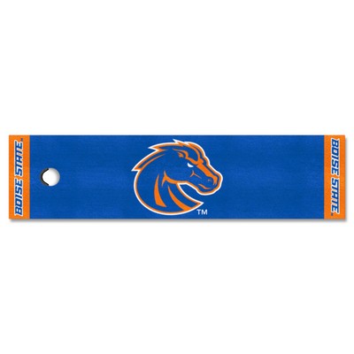 Fan Mats  LLC Boise State Broncos Putting Green Mat Green