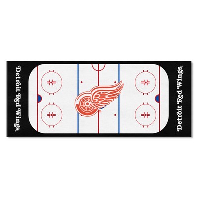 Fan Mats  LLC Detroit Red Wings Rink Runner Red