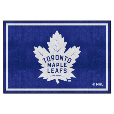 Fan Mats  LLC Toronto Maple Leafs 5x8 Rug Royal