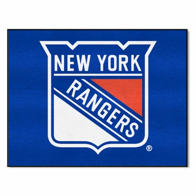 Fan Mats  LLC New York Rangers All-Star Mat Blue