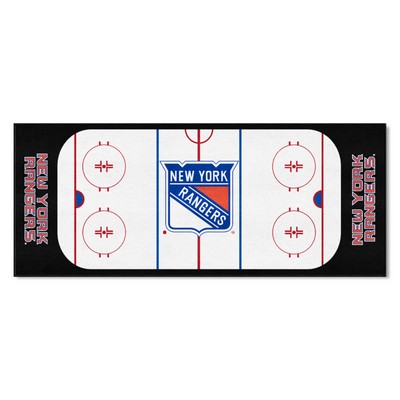 Fan Mats  LLC New York Rangers Rink Runner Blue