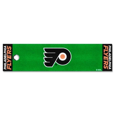 Fan Mats  LLC Philadelphia Flyers Putting Green Mat Green