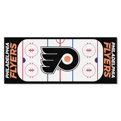 Fan Mats  LLC Philadelphia Flyers Rink Runner Black