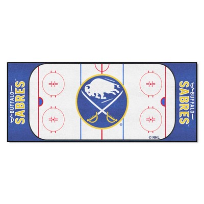 Fan Mats  LLC Buffalo Sabres Rink Runner Blue