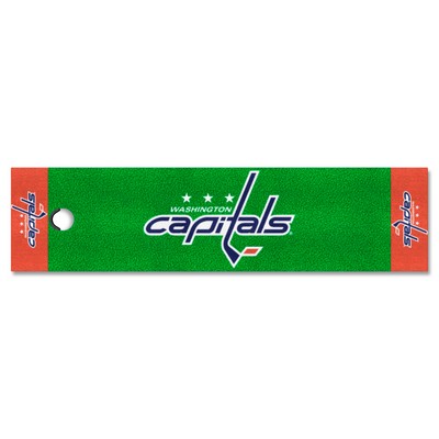 Fan Mats  LLC Washington Capitals Putting Green Mat Green