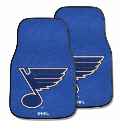 Fan Mats  LLC St. Louis Blues 2-pc Carpet Car Mat Set Royal