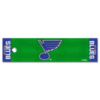 Fan Mats  LLC St. Louis Blues Putting Green Mat Green