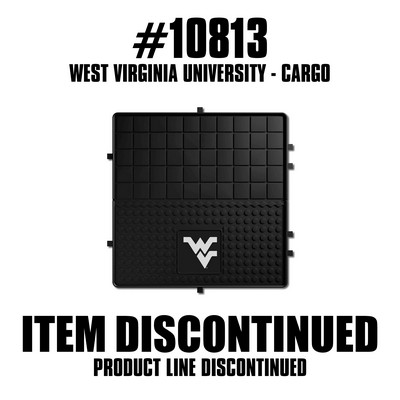 Fan Mats  LLC West Virginia Mountaineers Heavy Duty Vinyl Cargo Mat Black