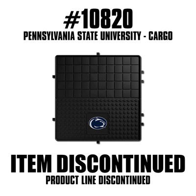 Fan Mats  LLC Penn State Nittany Lions Heavy Duty Vinyl Cargo Mat Black