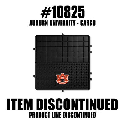 Fan Mats  LLC Auburn Tigers Heavy Duty Vinyl Cargo Mat Black