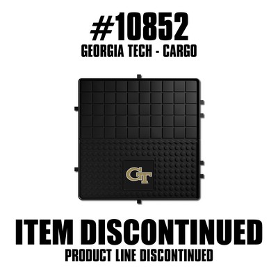 Fan Mats  LLC Georgia Tech Yellow Jackets Heavy Duty Vinyl Cargo Mat Black