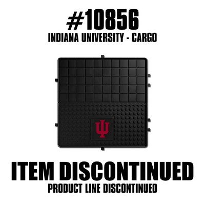 Fan Mats  LLC Indiana Hooisers Heavy Duty Vinyl Cargo Mat Black