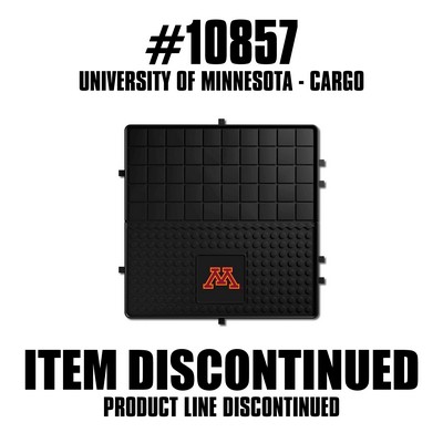 Fan Mats  LLC Minnesota Golden Gophers Heavy Duty Vinyl Cargo Mat Black