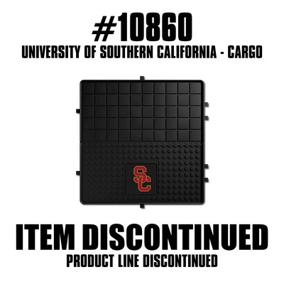 Fan Mats  LLC Southern California Trojans Heavy Duty Vinyl Cargo Mat Black