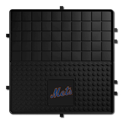 Fan Mats  LLC New York Mets Heavy Duty Vinyl Cargo Mat Black