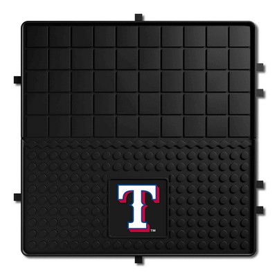 Fan Mats  LLC Texas Rangers Heavy Duty Vinyl Cargo Mat Black