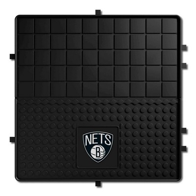 Fan Mats  LLC Brooklyn Nets Heavy Duty Vinyl Cargo Mat Black