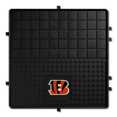 Fan Mats  LLC Cincinnati Bengals Heavy Duty Vinyl Cargo Mat Black