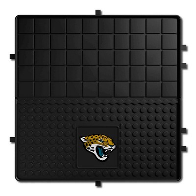 Fan Mats  LLC Jacksonville Jaguars Heavy Duty Vinyl Cargo Mat Black