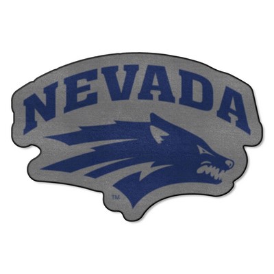 Fan Mats  LLC Nevada Wolfpack Mascot Mat Blue