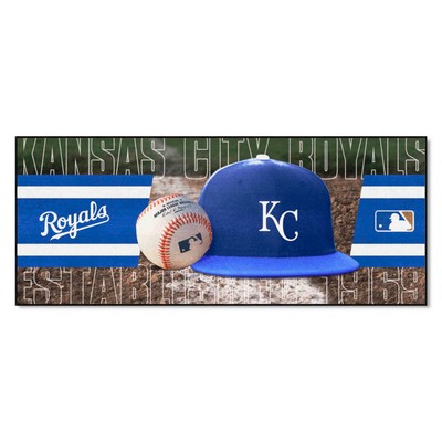 Fan Mats  LLC Kansas City Royals Baseball Runner Green