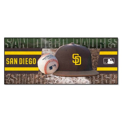 Fan Mats  LLC San Diego Padres Baseball Runner Photo