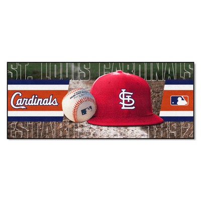 Fan Mats  LLC St. Louis Cardinals Baseball Runner Green