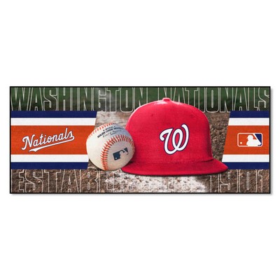 Fan Mats  LLC Washington Nationals Baseball Runner Red