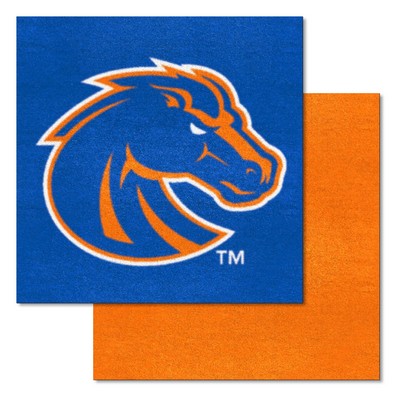 Fan Mats  LLC Boise State Broncos Team Carpet Tiles Blue