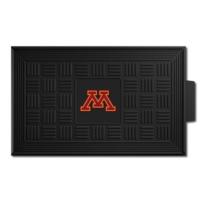 Fan Mats  LLC Minnesota Golden Gophers Medallion Door Mat Black