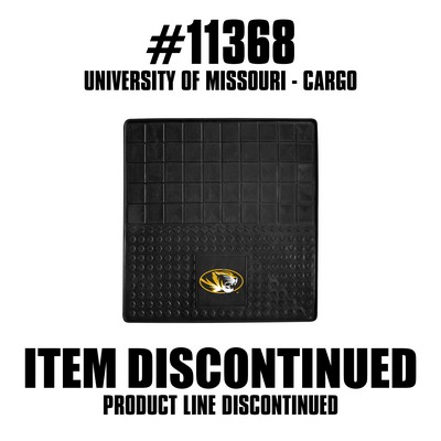 Fan Mats  LLC Missouri Tigers Heavy Duty Vinyl Cargo Mat Black