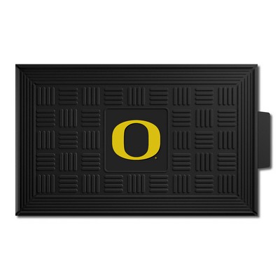 Fan Mats  LLC Oregon Ducks Medallion Door Mat Black