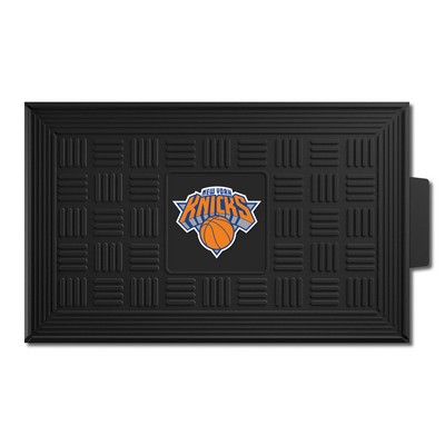 Fan Mats  LLC New York Knicks Medallion Door Mat Black