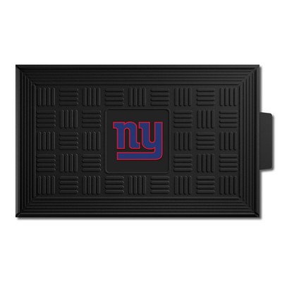 Fan Mats  LLC New York Giants Medallion Door Mat Black