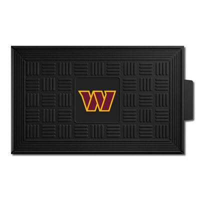 Fan Mats  LLC Washington Commanders Medallion Door Mat Black