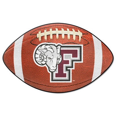 Fan Mats  LLC Fordham Rams Football Mat Brown