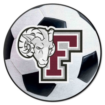 Fan Mats  LLC Fordham Rams Soccer Ball Mat White