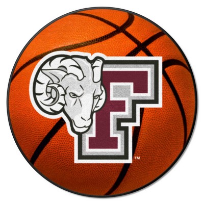 Fan Mats  LLC Fordham Rams Basketball Mat Orange