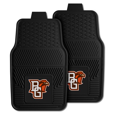 Fan Mats  LLC Bowling Green Falcons 2-pc Vinyl Car Mat Set Black